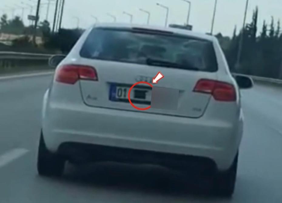 Otoyolda Plaka Gizleyerek Seyreden Araca Rekor Ceza Uygulandı
