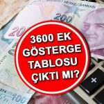 3600 ek gösterge 2025 son dakika tablosu 6 Ocak (son açıklamalar) | Emekli maaşının ek göstergesi 3600 nedir, kimleri kapsar, serbest bırakılır mı? 1’inci sınıf memurlara 3600 ek gösterge ne zaman verilecek?