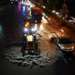 Ankara’da sağanak: Caddeler göle döndü