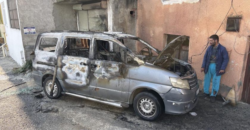 Park halinde alev aldı, kullanılamaz hale geldi!