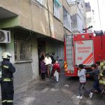 Diyarbakır’da binada yangın: 8 kişi dumandan etkilendi