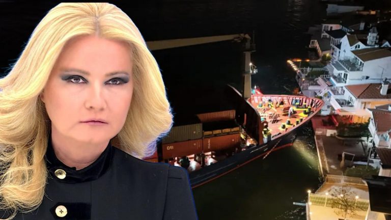 Yük gemisinin Müge Anlı’nın yalısına çarptığı iddia edildi! Gerçek ortaya çıktı